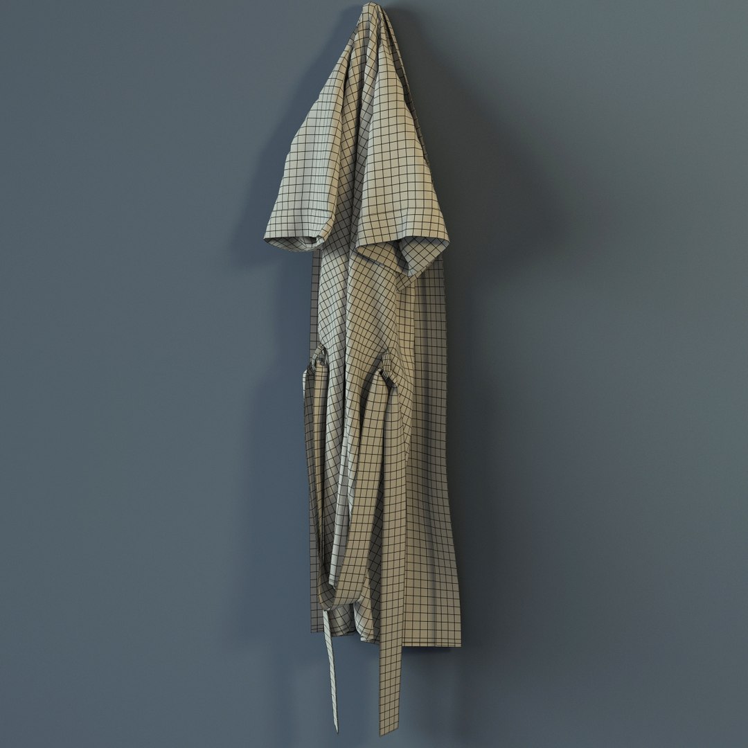 3d Female Robe Cloth