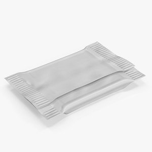 White Wrapper Square Chocolate Bar