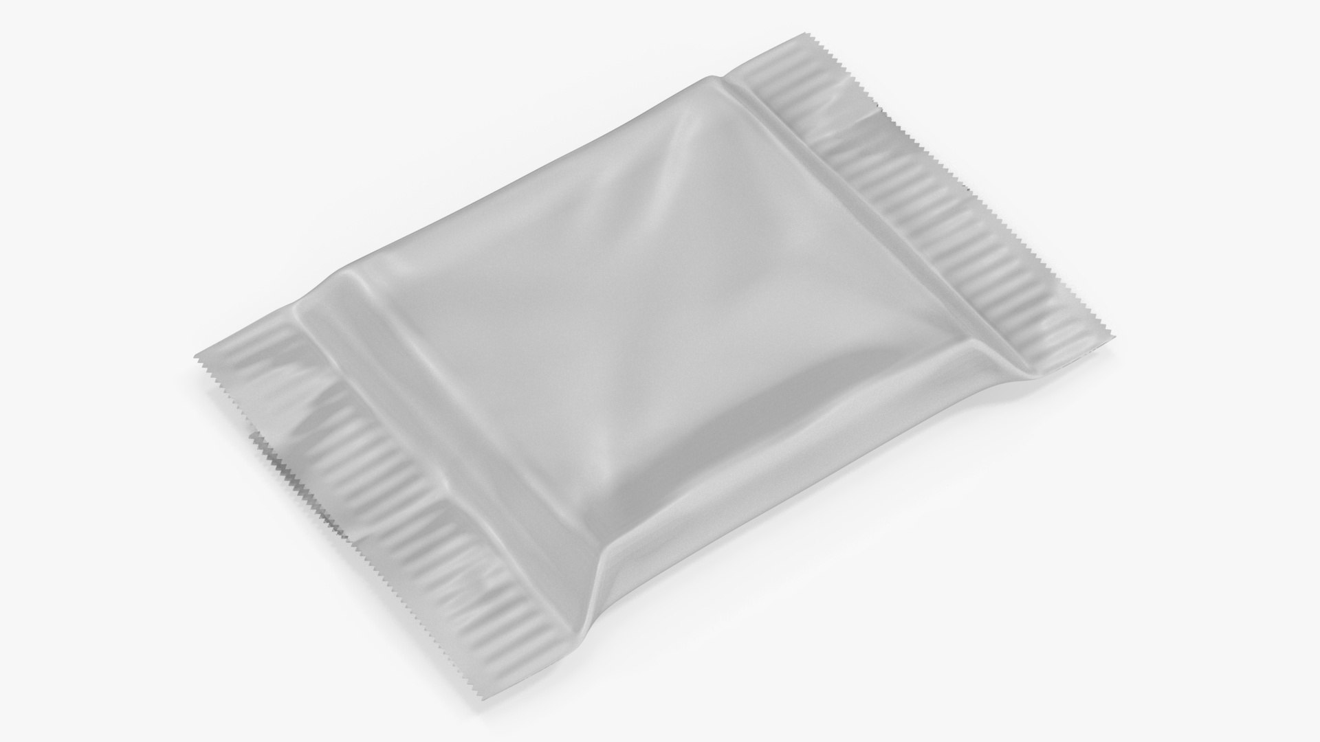 3D Model White Wrapper Square Chocolate Bar - TurboSquid 2208866