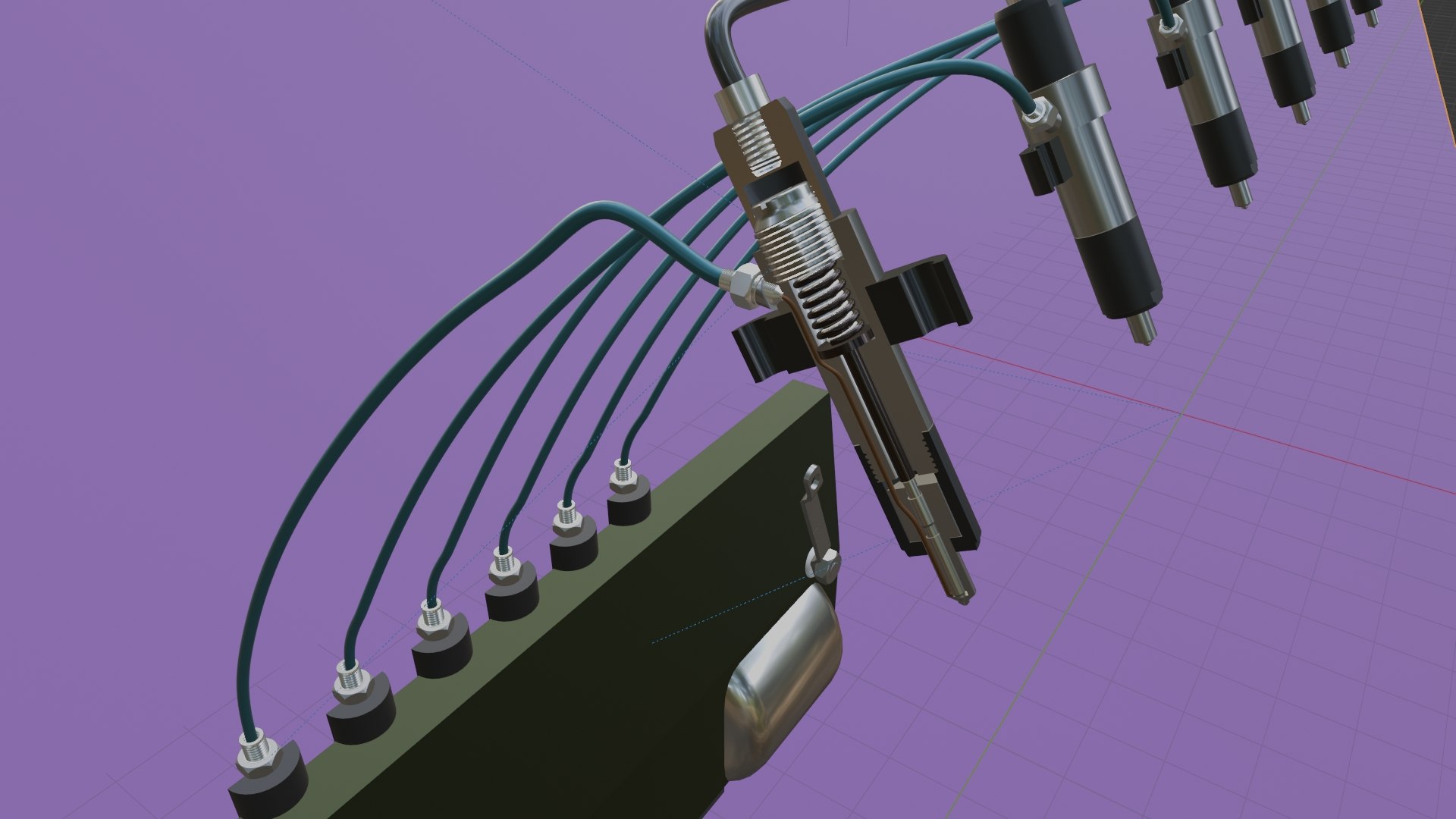 Helical Fuel Pump 3D Model - TurboSquid 2387729