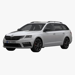 skoda auto octavia combi 3D model