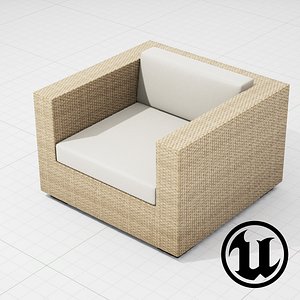 Patio Furniture Chair 001 UE4