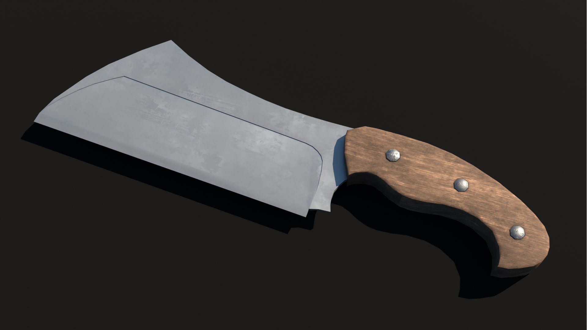 Lowpoly Cleaver 3d 3D model - TurboSquid 1990533