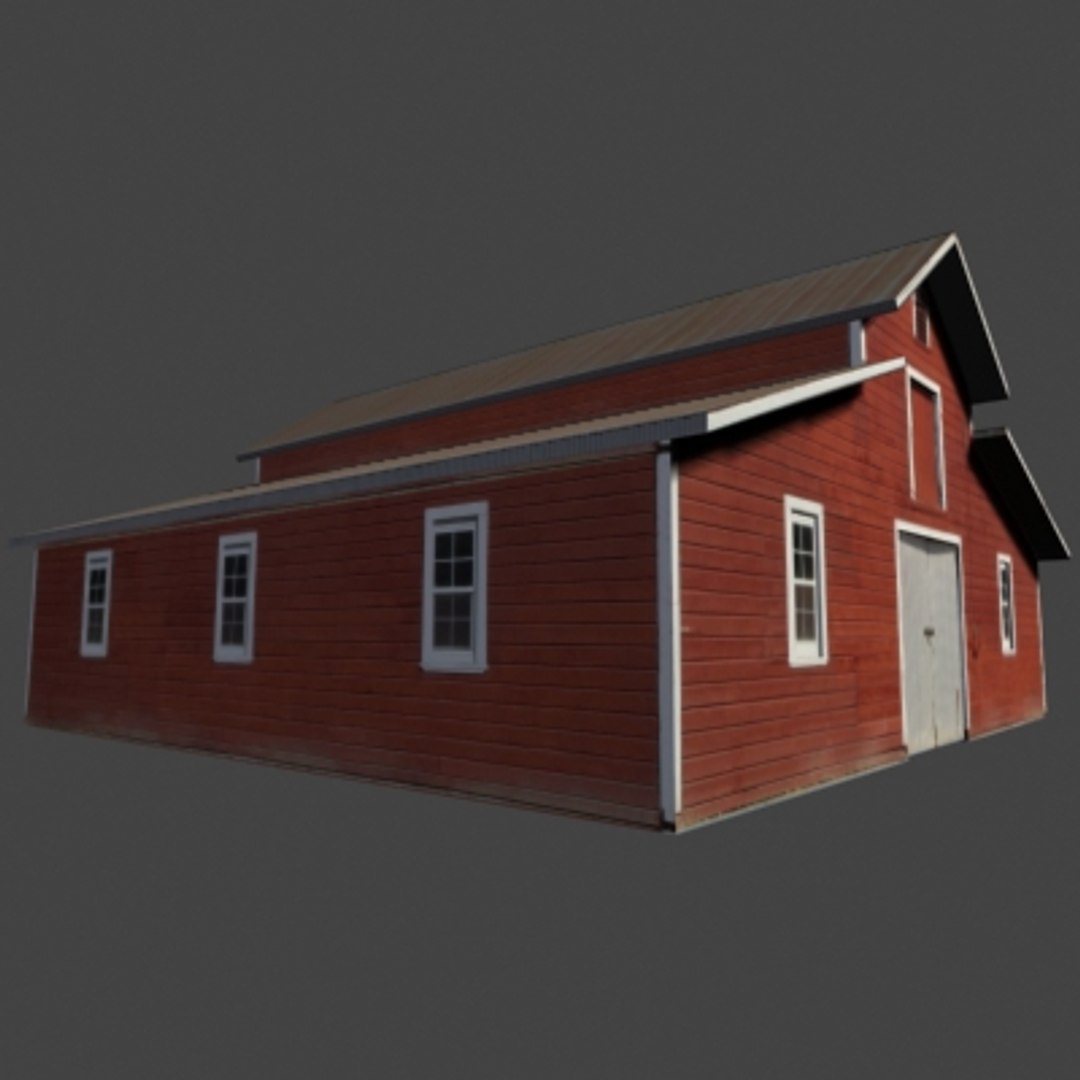 Barn Farm Building 3d Max