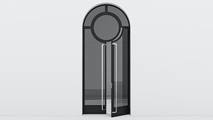 3D model Aluminium door 334