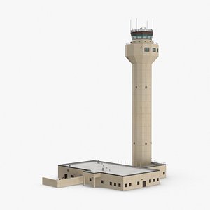 3D airport-control-tower