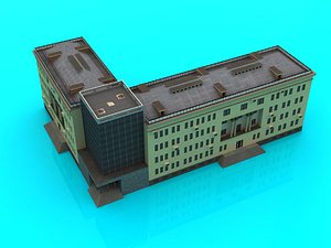 Armenian State Pedagogical University in Yerevan 3D model
