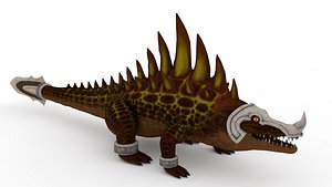 Cartoon crocodile 3D