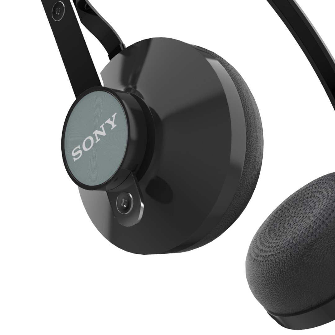 3D Sony Sbh60 Bluetooth Headset TurboSquid 1314171