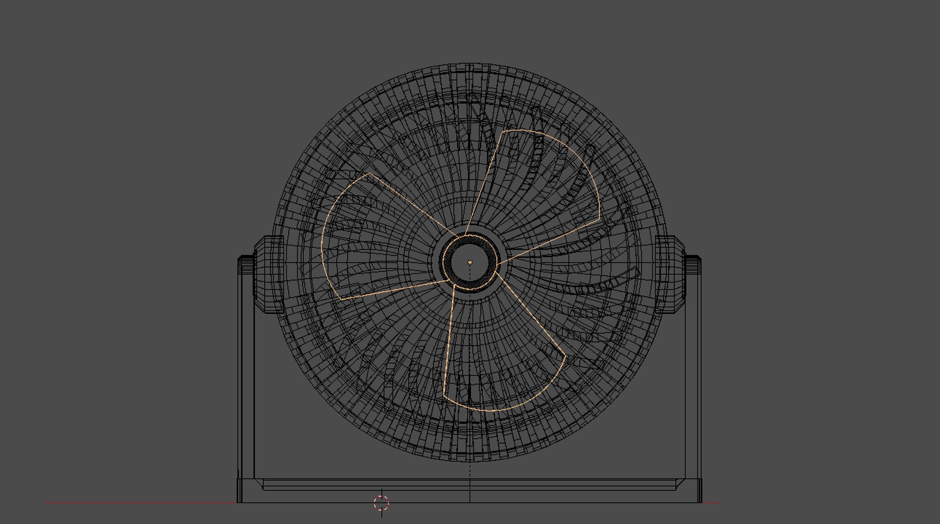 3D Simple Fan - TurboSquid 1629139
