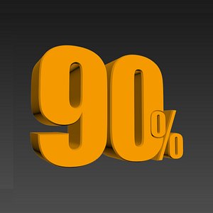 90 percent