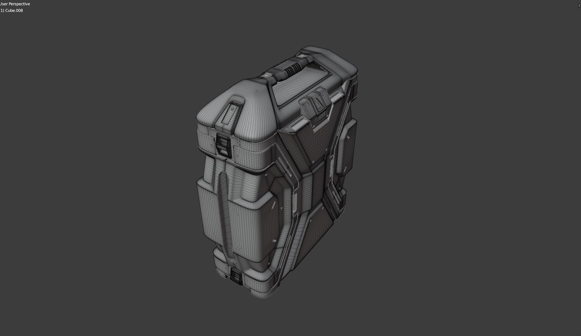 Box Sci Fi 3D Model - TurboSquid 1685818