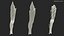 Knee Human Anatomy Rigged for Modo