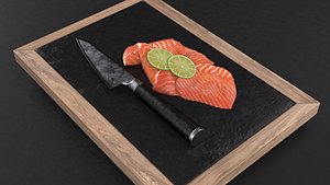 3D Sliced Salmon