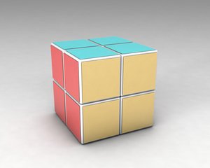 3ds max rubiks cube