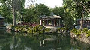3D Chinese Garden model
