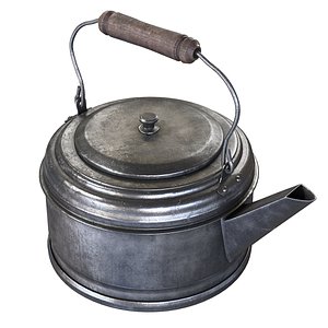 3D iron kettle