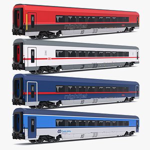 3D Ampz Rail Wagon Set model