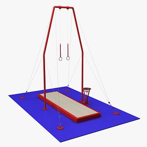 gymnastics rings 3d model