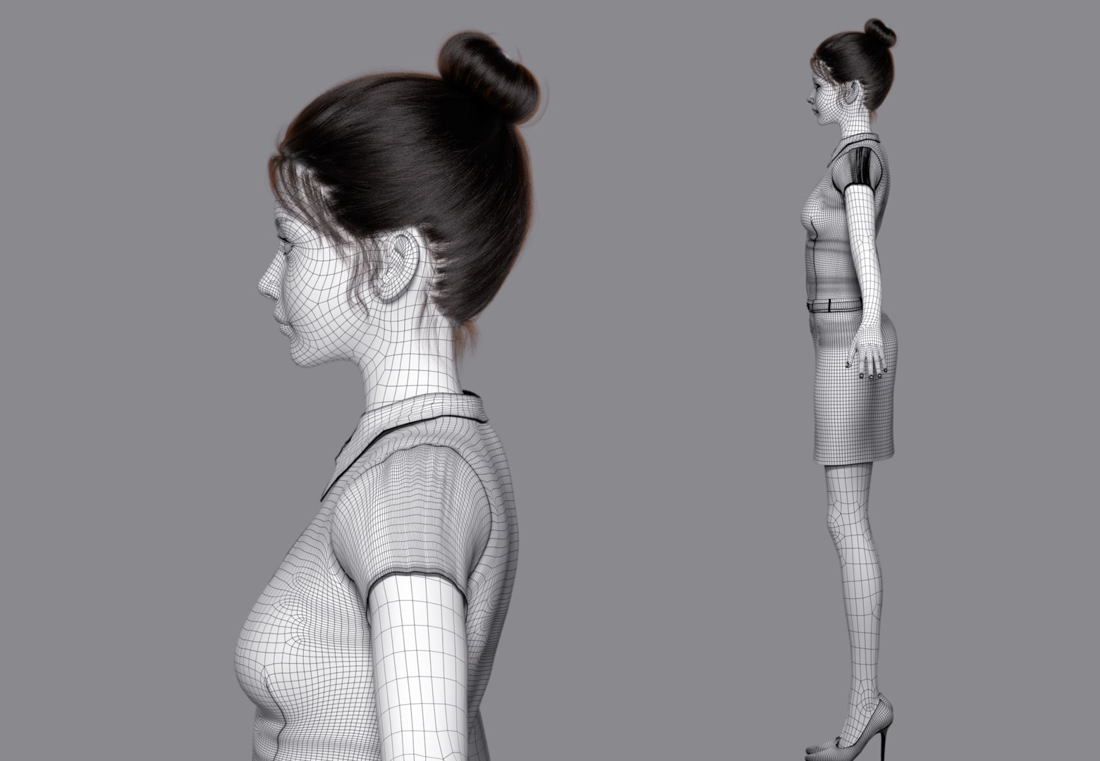 City girl Office girl Career woman figure Beauty Woman 3D model https://p.turbosquid.com/ts-thumb/vN/GcPLy0/E4/wire04_0000/jpeg/1744864045/1920x1080/fit_q87/897d67522331824da493ee83b7411bd401b5e7c9/wire04_0000.jpg