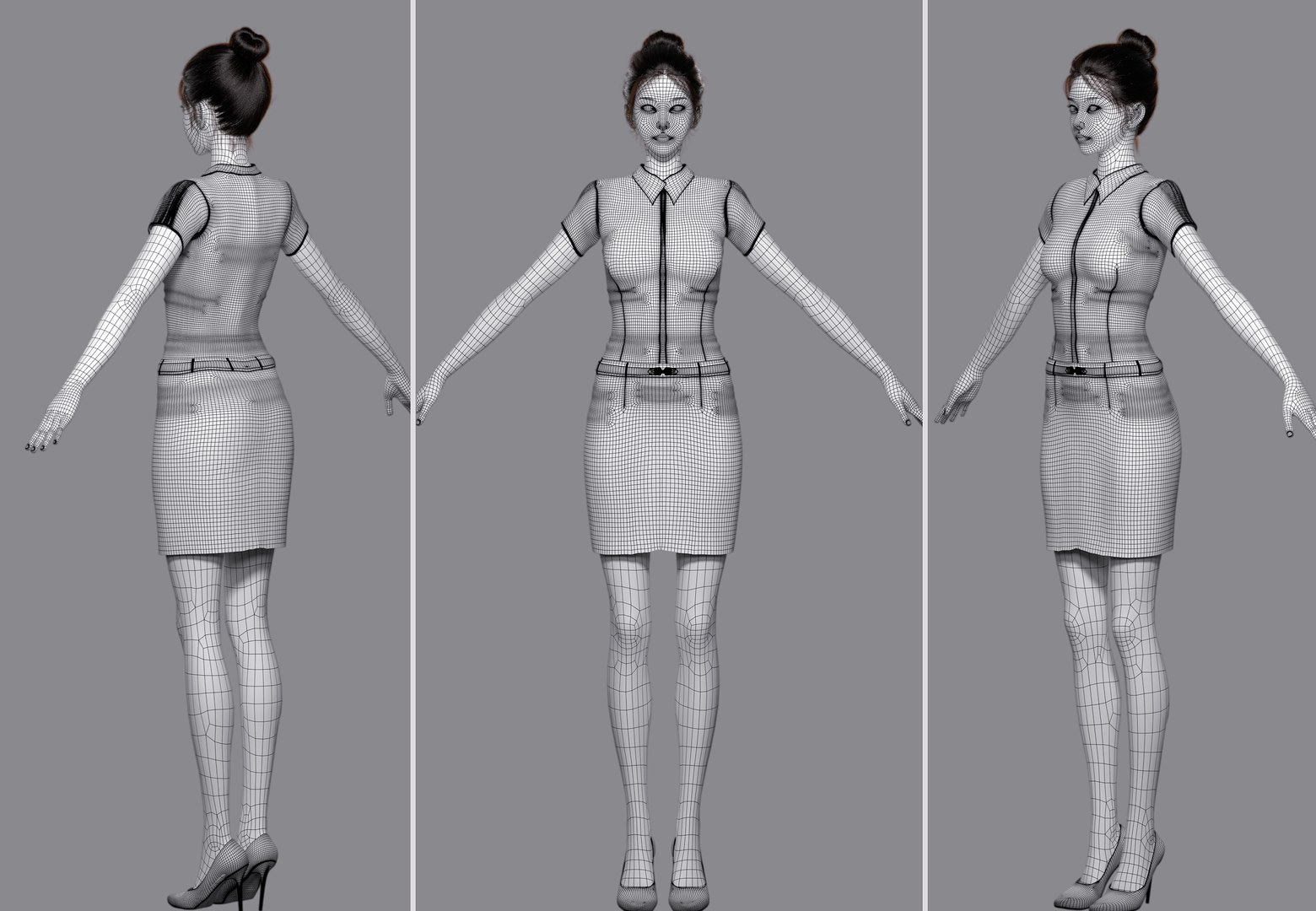 City girl Office girl Career woman figure Beauty Woman 3D model https://p.turbosquid.com/ts-thumb/vN/GcPLy0/gl/wire01_0000/jpeg/1744864039/1920x1080/fit_q87/3278b8b84952b9687a23ec02dd830406d4d78dc7/wire01_0000.jpg