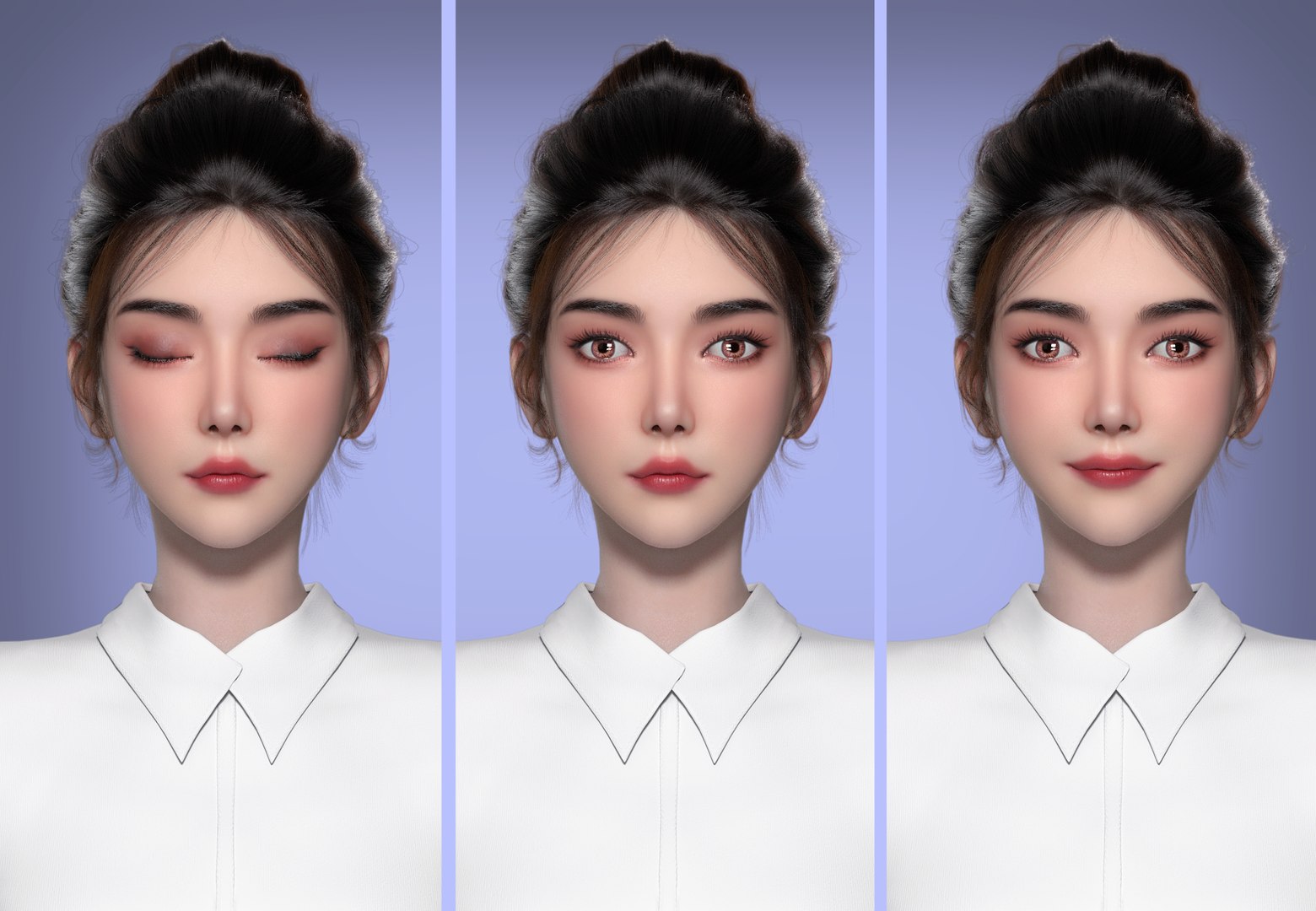 City girl Office girl Career woman figure Beauty Woman 3D model https://p.turbosquid.com/ts-thumb/vN/GcPLy0/wN/productshots04_0000/jpeg/1744864030/1920x1080/fit_q87/bc5ffc762d1c9e3b8a89840713673bf683008e94/productshots04_0000.jpg
