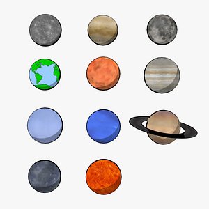 Cartoon Planets