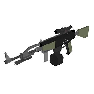 AZ5 Custom Assault Rifle model
