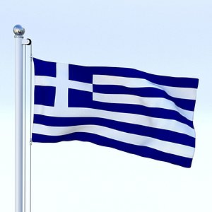 flag pole obj