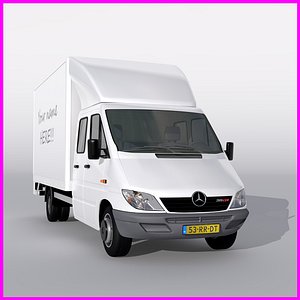 mercedes sprinter 3d obj