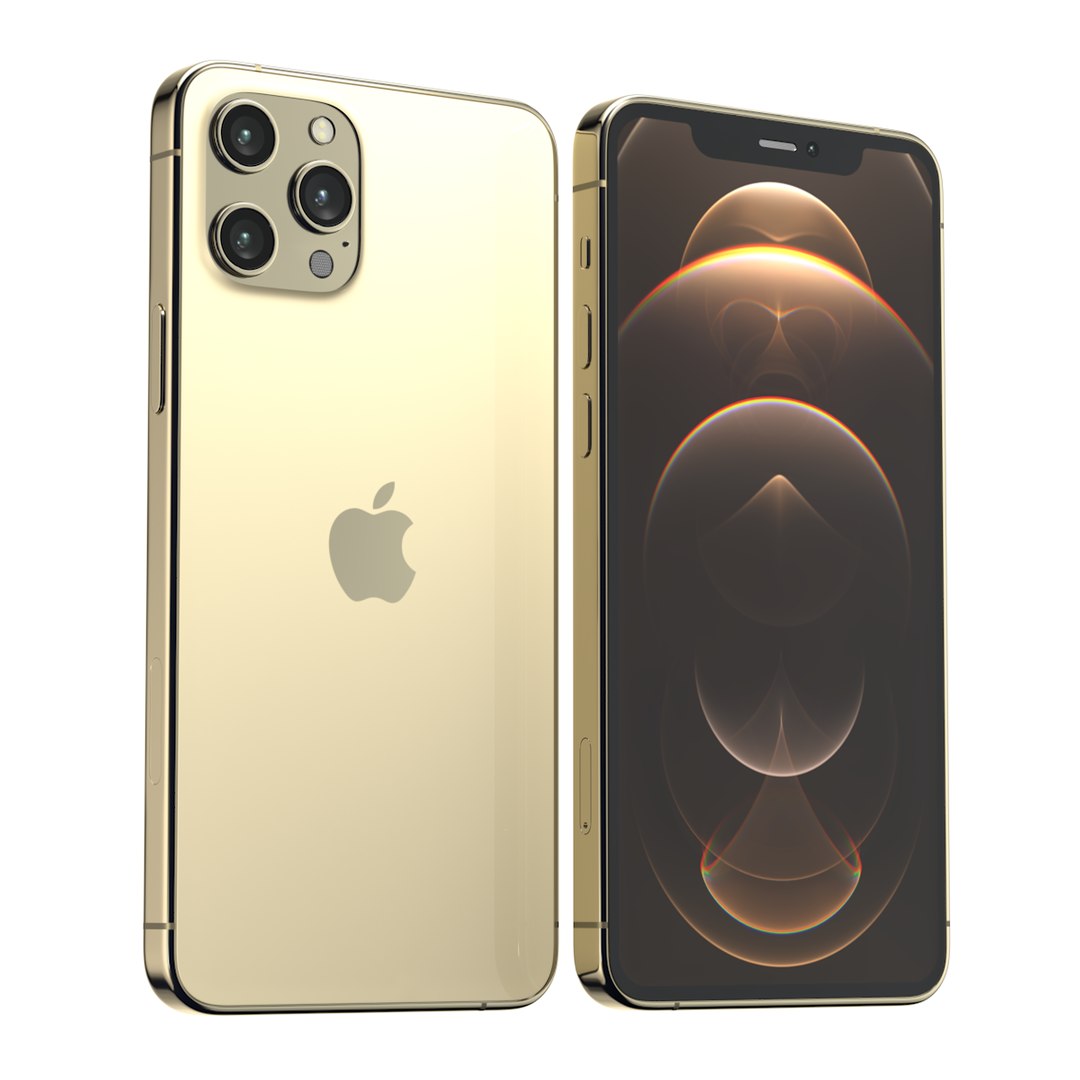 3D iphone 12 pro smartphones model TurboSquid 1642444