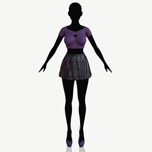 3D fashion clothing model