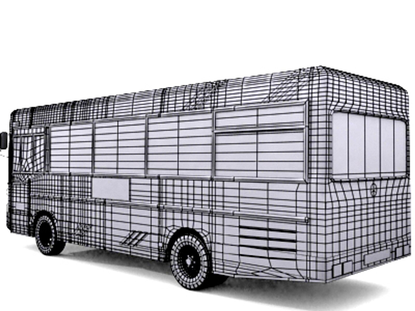vehicle mercedes o402 3d model