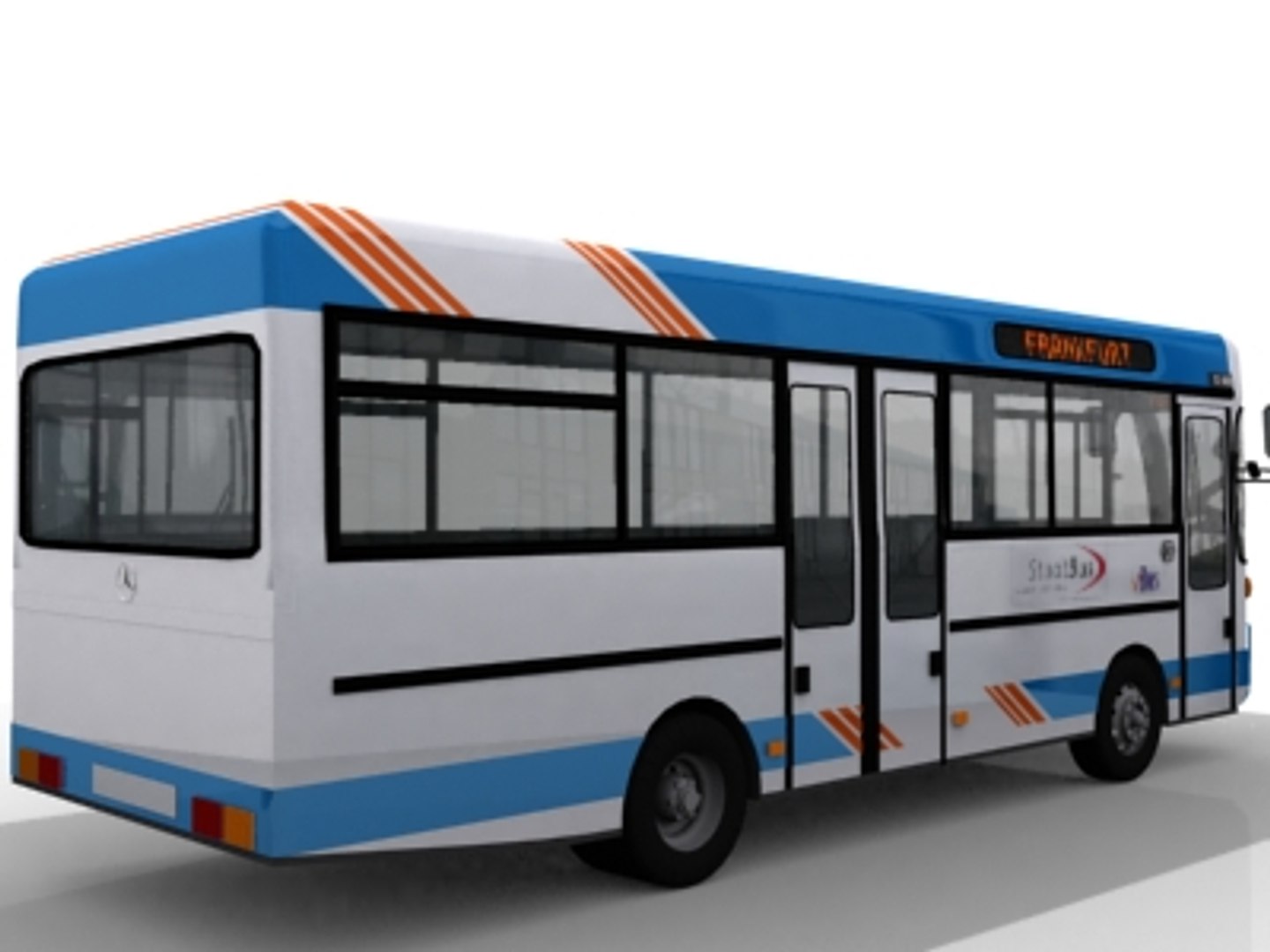 vehicle mercedes o402 3d model