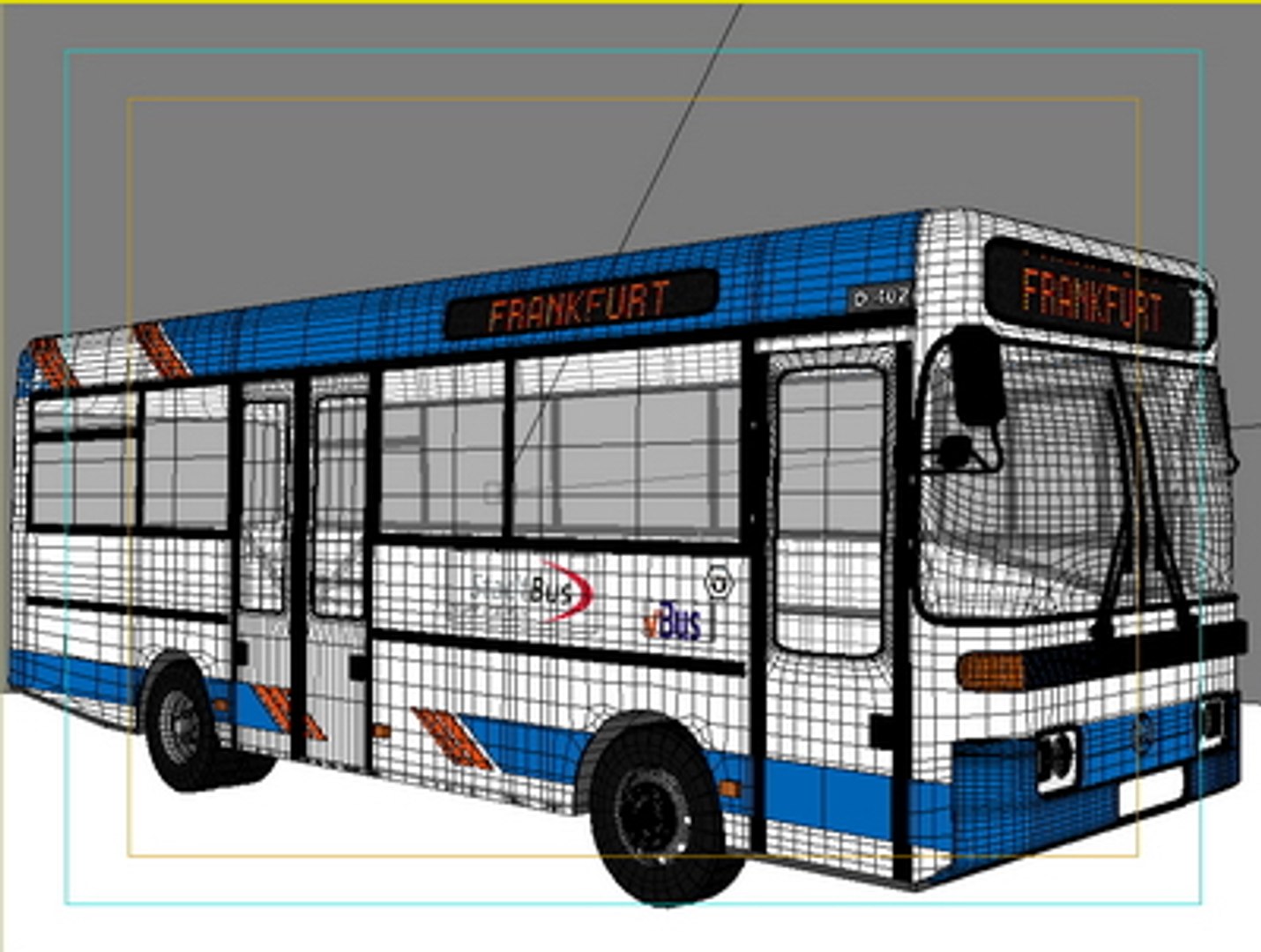 vehicle mercedes o402 3d model