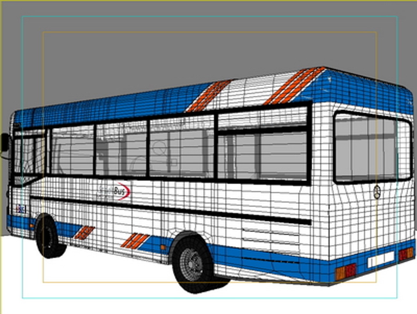vehicle mercedes o402 3d model