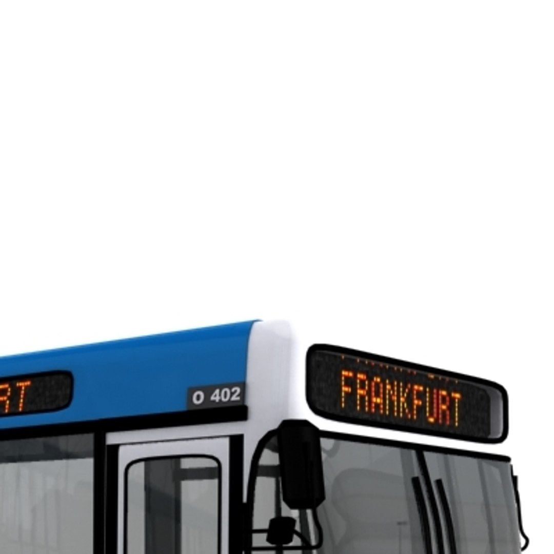 vehicle mercedes o402 3d model