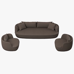 Moooi Bart Sofa & Armchair Set