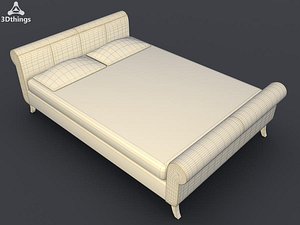 scroll 5ft bed 3d max