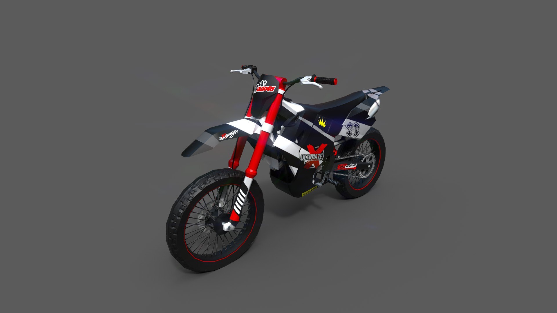 Dirt Bike X7 3D Low Poly Model With 4k PBR Texture 3D - TurboSquid 2182106