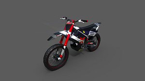 Dirt Bike X7 3D Low Poly Model With 4k PBR Texture 3D
