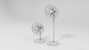 3D model Xiaomi Smart Standing Fan 2 Pro Wireless 3D Model