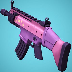 3D Stylized Scar -Skin 01 - Low Poly