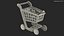 children shopping cart grocery 3D model