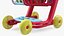 children shopping cart grocery 3D model