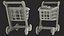 children shopping cart grocery 3D model