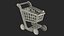 children shopping cart grocery 3D model