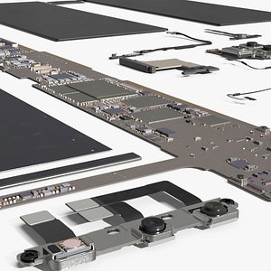 3D Tablet Internal Parts
