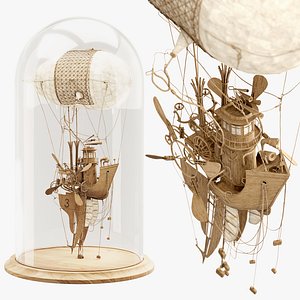 The Captain steampunk sculpture by Daniel Agdag