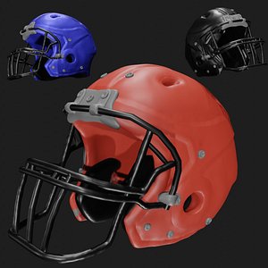 Rugby football helmet 3D model